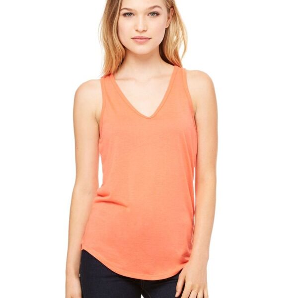Women's Flowy V-neck Tank Thumbnail